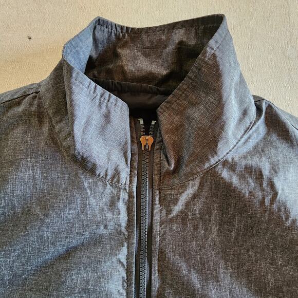 Michael Kors Jacket Mens Medium Gray Windbreaker Bomber Coat Full Zip Lined - Picture 6 of 8